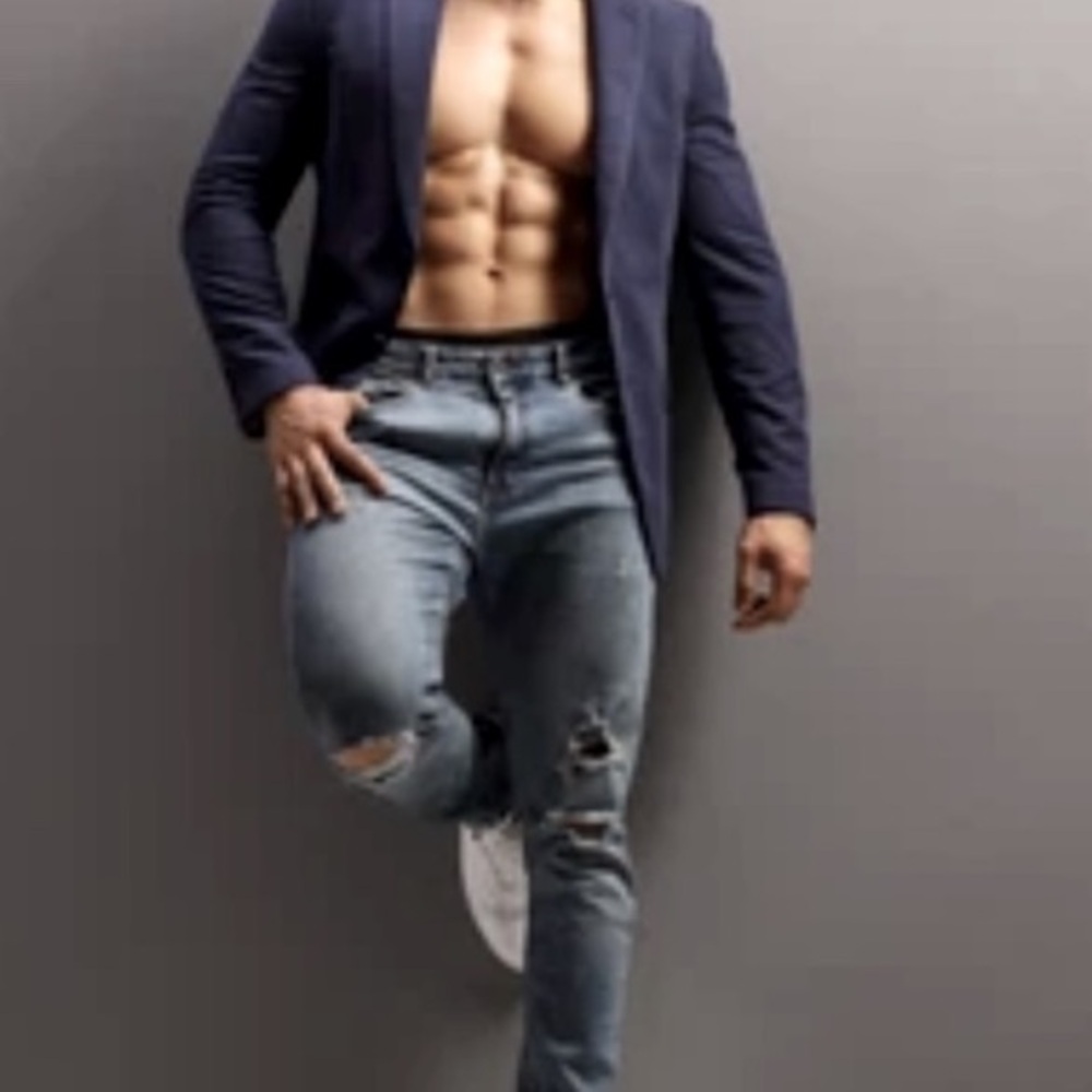 Ring of Fire Men's Distressed Denim Jeans - Picture 5 of 5